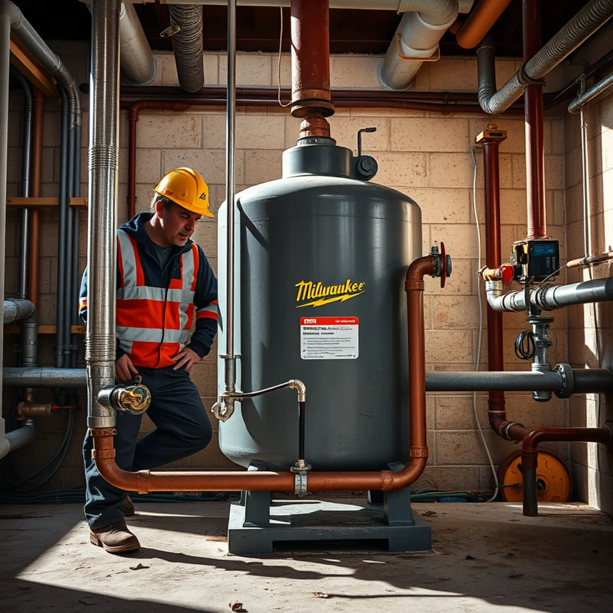 Air injection oxidizing filter removing clear dissolved iron and rotten egg sulfur odor